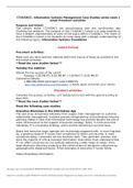 C724 DAC1 Information Systems Management Case Studies series week 1 email Precohort activities. | 2022 UPDATE