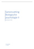 biologische psychologie II