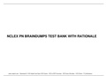 NCLEX PN BRAINDUMPS TEST BANK WITH RATIONALE