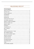 (INCL. Handige Links) Samenvatting Hoofdlijnen Nederlands recht, 14e druk, ISBN: 978-90-01-59319-3, Inleiding Recht