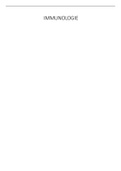 Samenvatting Immunologie  &ast;UITGEBREID&ast;
