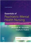 Essentials of Psychiatric Mental Health Nursing 4th Edition Elizabeth M&period; Varcarolis Test Banks