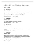 APOL 220 Quiz 3 &lpar;Version 1&rpar;&comma; verified and correct answers