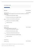 ACCT105 Week 1 Questions with answer 2021-2022 &lpar;GRADED A&rpar;