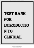 Test Bank for Introduction to Clinical Pharmacology 9th Edition by Constance G Visovsky