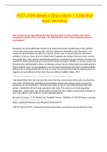 HIST-410N Week 4 Discussion 2&colon; Cold War Buzz Wordszz