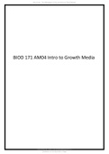 BIOD 171 AM04 Intro to Growth Media