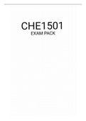 CHE1501 EXAM PACK