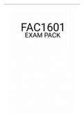 FAC1601 EXAM PACK