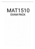  Mat1510 EXAM PACK 2022
