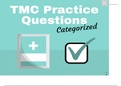 Therapist Multiple-Choice (TMC) Examination TEST BANK over (Questions with Answers)