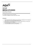 AQA GCSE MEDIA STUDIES Close Study Products