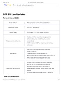 BPP EU Law Revision