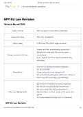 BPP EU Law Revision
