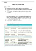 Summary Advanced Immunology 