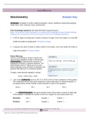 StoichiometrySE&lowbar;Key hemistry questions with answers 2022