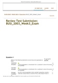 BUSI 2003C EXAM WEEK 3 &ndash; QUESTION AND ANSWERS