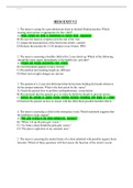 Hesi exit v2 2021 Questions and Answers