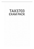 TAX3703 EXAM PACK