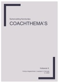 Samenvatting Coachthema's | Leerjaar 2 | Periode 2 | 2021-2022