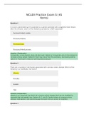 NUR 101 NCLEX Practice Exam 5 &lpar;45 Items&rpar;&period;