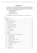 Samenvatting pediatrie &lpar;hoorcolleges&comma; klinische lessen&comma; PGO's en casussen&rpar;
