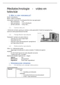 Mediatechnologie samengevat