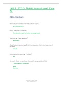 NUR2755 &sol; NUR 2755 Final Exam &lpar;Latest 2021 &sol; 2022&rpar;&colon; Multidimensional Care IV &sol; MDC 4 - Rasmussen