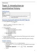 Economics 1st year university: Global Economy notes (history of Economics)