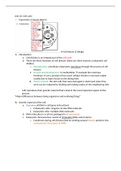Class notes General Biology 1 (Bio115)- Unit 10: Cell cycle