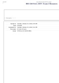 BIO 240 FALL 2019 &sol; Exam 2 Resources