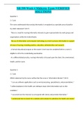 NR 599 Week 4 Midterm Exam &vert;VERIFIED SOLUTIONS