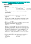 PATHOPHYSIOLOGY 8TH EDITION MCCANCE TEST BANK&comma; Complete Questions & Answers &lpar;2020&rpar;