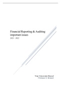 Financial Reporting & Auditing - little summary 