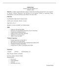 MKT 315 Topic 4 Assignment; Resume and Cover Letter