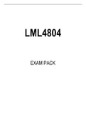 LML4804 EXAM PACK 2022