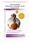 Samenvatting Onderwijs in bewegen op de basisschool, ISBN: 9789082584189  Onderwijs Didactiek En Methodiek