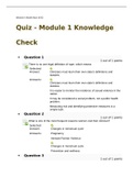 NURS 6552 / NURS6552 Womens Module 1 Knowledge Check Quiz