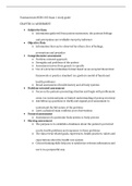 Fundamentals NURS 305 Exam 1 study guide