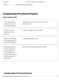 Fundamentals Proctored Practice