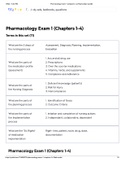 Pharmacology Exam 1 (Chapters 1-4)