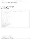 Med-Surg Final NCLEX