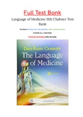 Language of Medicine 11th Chabner Test Bank