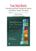 Nutrition and Diet Therapy for Nurses 2nd Edition Tucker Test Bank