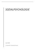 Lernzettel, Zusammenfassung und Notizen Sozialpsychologie