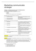 Samenvatting Marketingcommunicatiestrategie, ISBN: 9789001899950  Merkenbouwer
