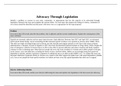 NRS 440 Topic 4 Assignment; Advocacy Through Legislation; Using Template