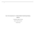 NR 302 Week 5 Assignment&semi; The Communicator 2&period;0 - Technique Identifier Client Discharge Planning 