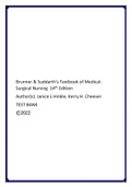 Brunner & Suddarth's Textbook of Medical-Surgical Nursing 15th Edition Author(s) Janice L Hinkle