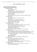 Summarized Med-Surg HESI Study Guide